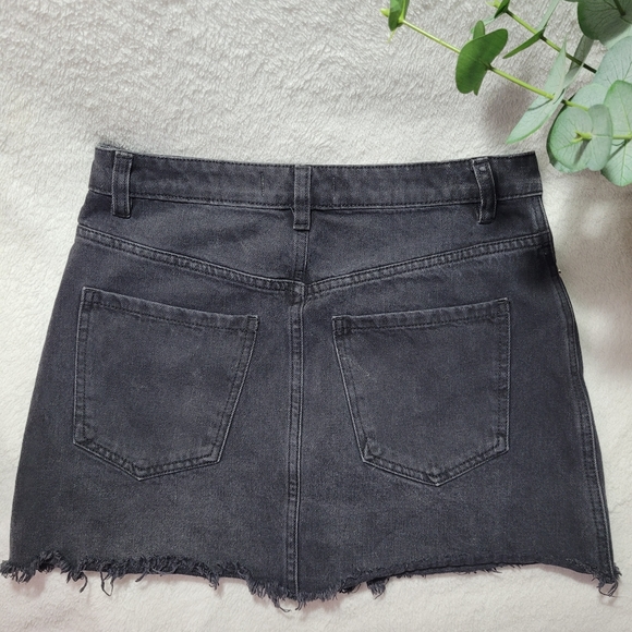 WE THE FREE zip up denim skirt sz 27 - Picture 3 of 7